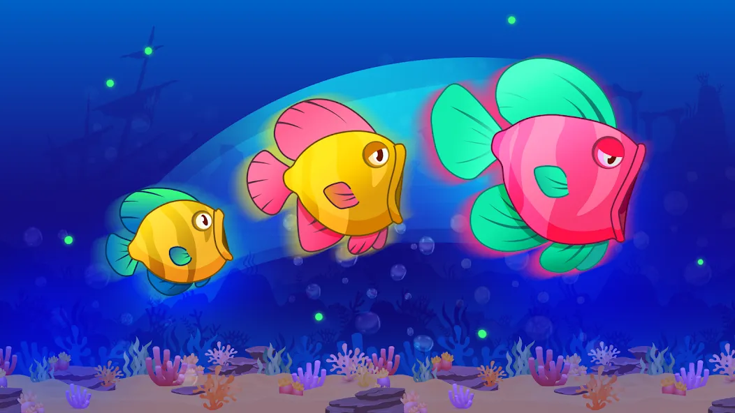 Eat Fish.IO : Fish Battle МОД/Взлом [Много монет, Открытые уровни и Мега MOD] Screenshot 2