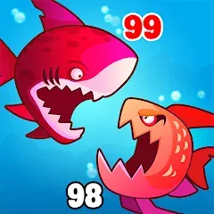 Скачать Eat Fish.IO : Fish Battle взлом на много денег и без рекламы на андроид