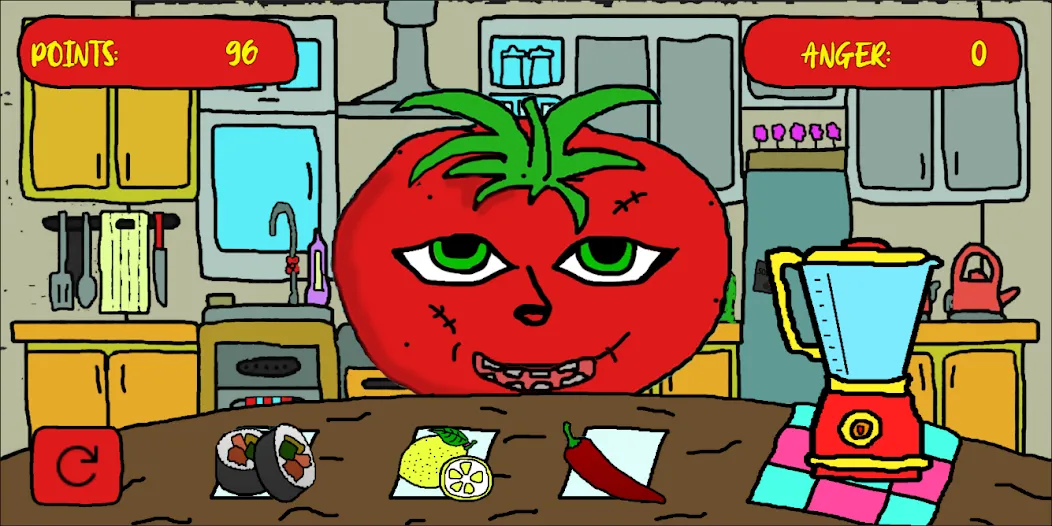 Mr Hungry Tomato (Мистер Голодный Помидор) МОД/Взлом [Все открыто, Дополнительные деньги и Меню MOD] Screenshot 2