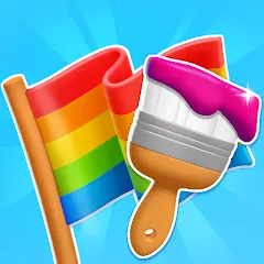 Скачать Flag Painters Взлом (Много денег) на Андроид бесплатно