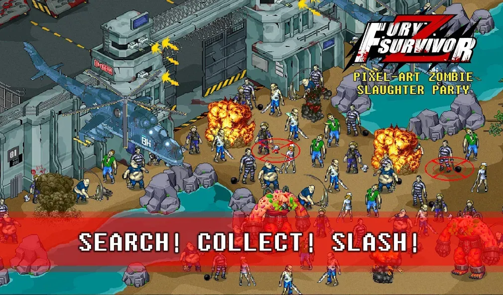Fury Survivor: Pixel Z (Фьюри Сурвайвер) МОД/Взлом [Много денег, Монет и Все открыто] Screenshot 2