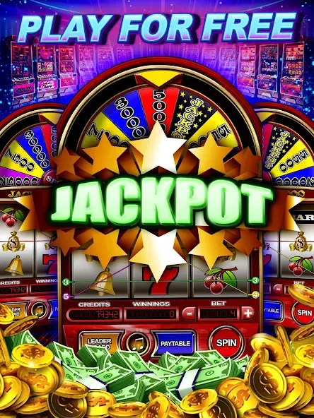 Money Wheel Slot Machine Game (Мани Вил Слот Машине Гейм) МОД/Взлом [Много монет, Открытые уровни и Мега MOD] Screenshot 4