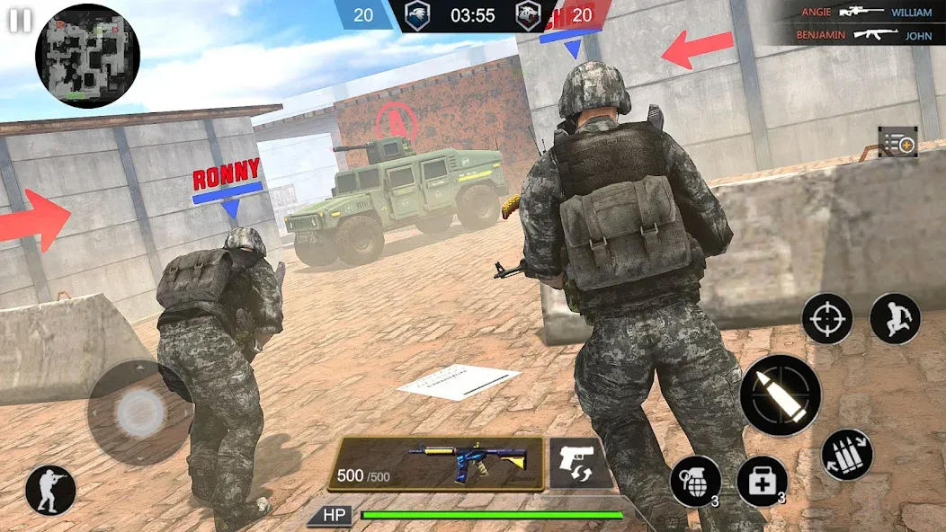 Army Commando Shooting Games МОД/Взлом [Деньги, Монеты и Меню MOD] Screenshot 3