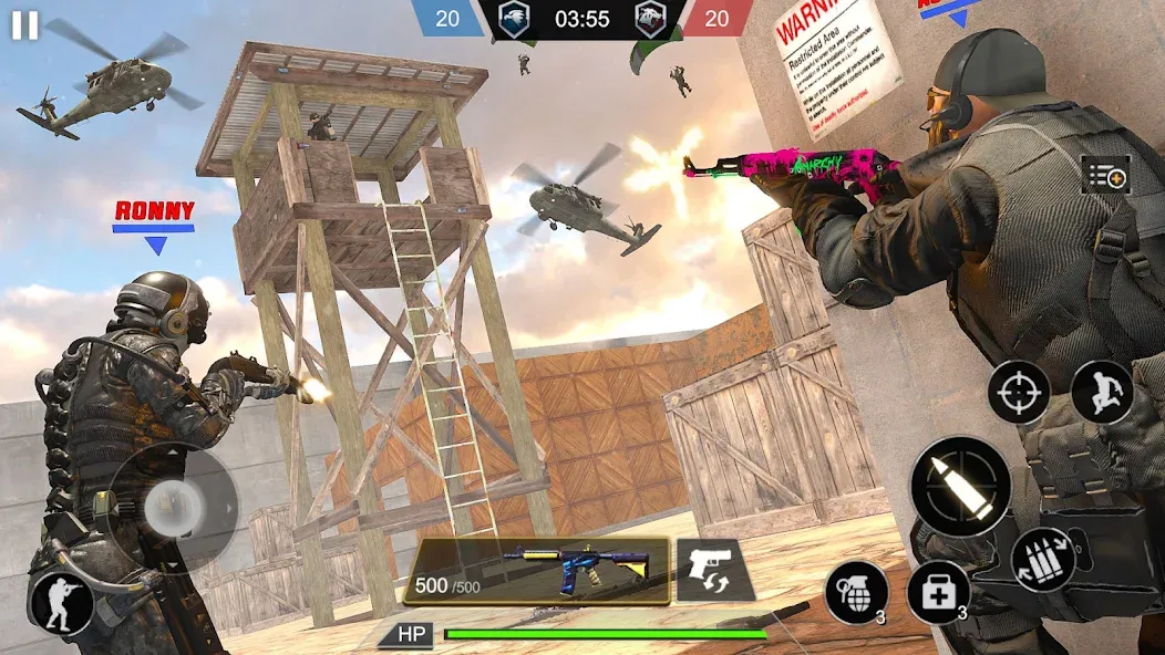 Army Commando Shooting Games МОД/Взлом [Деньги, Монеты и Меню MOD] Screenshot 4