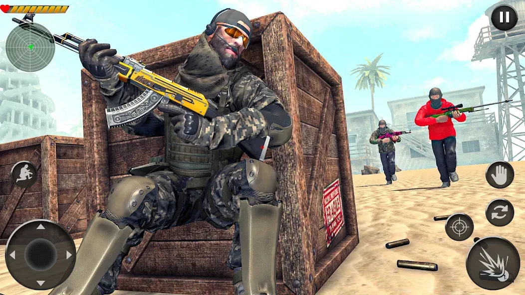Army Commando Shooting Games МОД/Взлом [Деньги, Монеты и Меню MOD] Screenshot 5