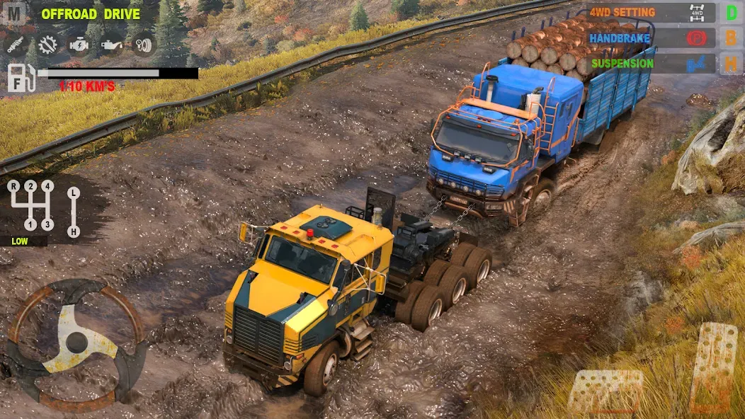 Offroad Mudrunner Games 3D МОД/Взлом [Много денег, Монет и Все открыто] Screenshot 1