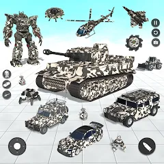 Скачать Tank Robot Game Army Games Взлом (много денег) на Андроид бесплатно