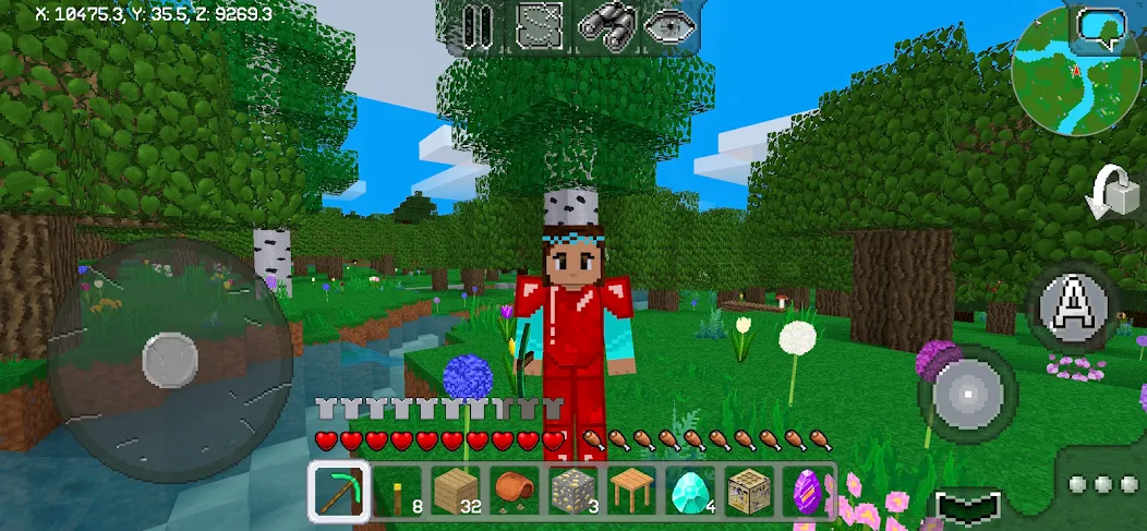 MultiCraft — Build and Mine! МОД/Взлом [Все открыто, Дополнительные деньги и Меню MOD] Screenshot 2