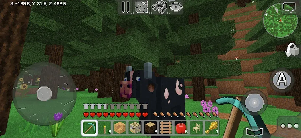 MultiCraft — Build and Mine! МОД/Взлом [Все открыто, Дополнительные деньги и Меню MOD] Screenshot 3