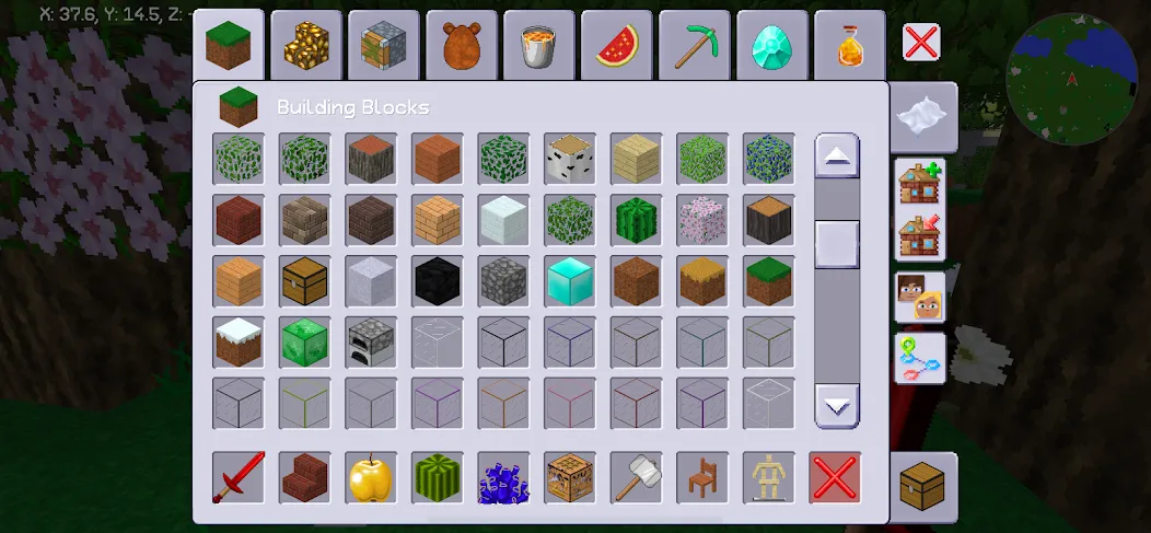 MultiCraft — Build and Mine! МОД/Взлом [Все открыто, Дополнительные деньги и Меню MOD] Screenshot 4
