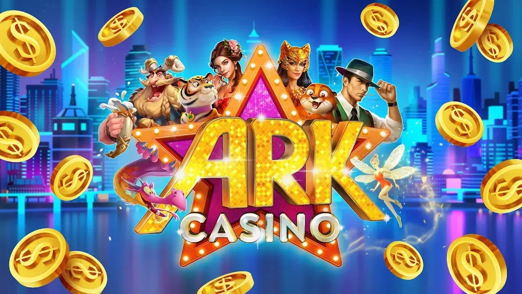 ARK Casino - Vegas Slots Game (АРК Казино) МОД/Взлом [Все открыто, Дополнительные деньги и Меню MOD] Screenshot 1