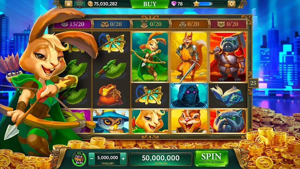 ARK Casino - Vegas Slots Game (АРК Казино) МОД/Взлом [Все открыто, Дополнительные деньги и Меню MOD] Screenshot 2