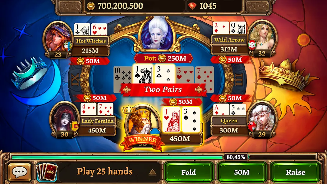 Texas Holdem - Scatter Poker (Тексас Холдем) МОД/Взлом [Деньги, Монеты и Меню MOD] Screenshot 1