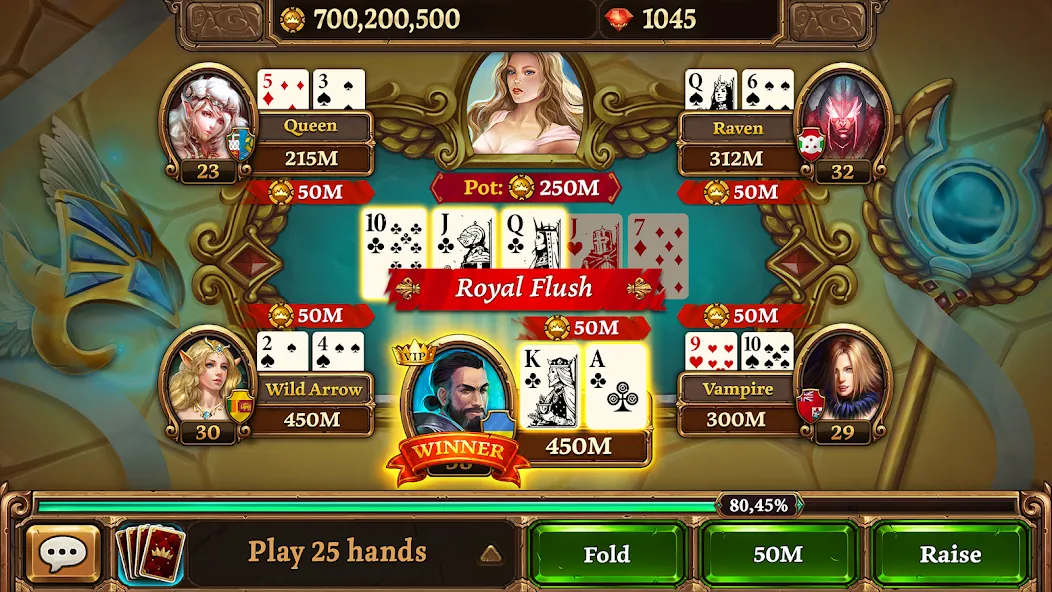 Texas Holdem - Scatter Poker (Тексас Холдем) МОД/Взлом [Деньги, Монеты и Меню MOD] Screenshot 3