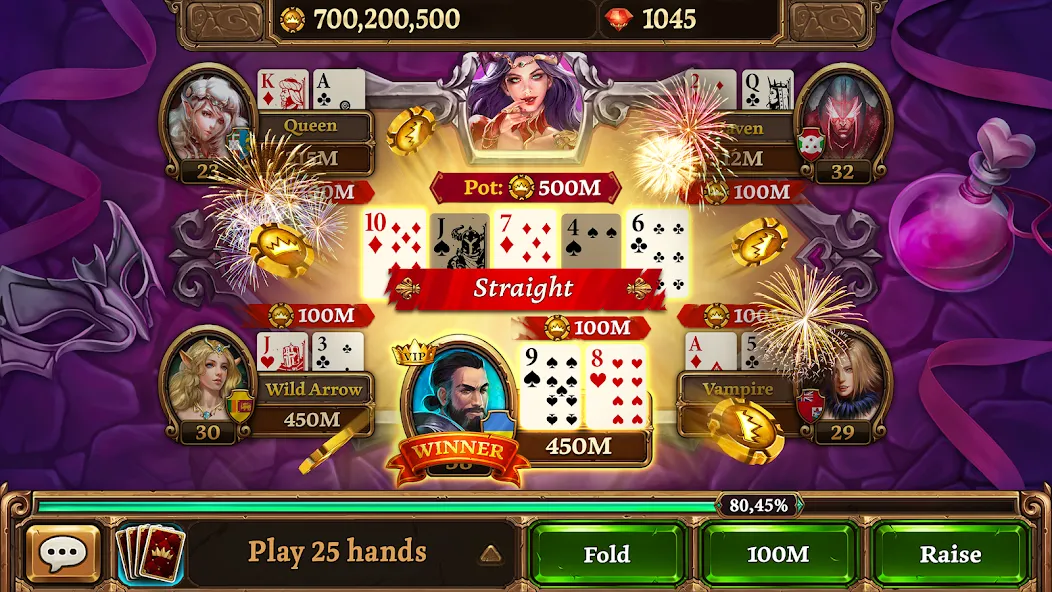Texas Holdem - Scatter Poker (Тексас Холдем) МОД/Взлом [Деньги, Монеты и Меню MOD] Screenshot 5