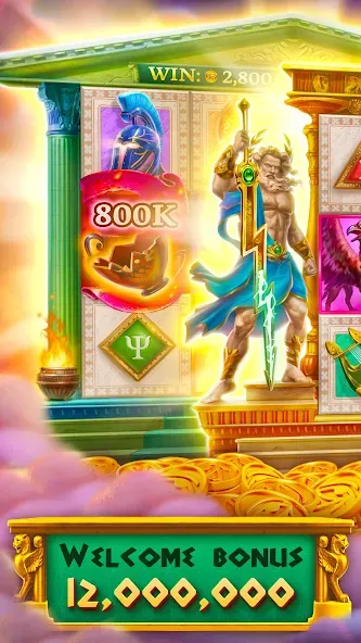 Slots Era - Jackpot Slots Game (Слотс Эра) МОД/Взлом [Много монет, Открытые уровни и Мега MOD] Screenshot 1