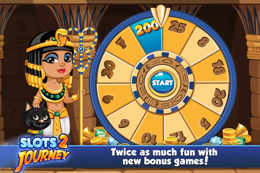Slots Journey 2: Vegas Casino МОД/Взлом [Бесконечные деньги, Монеты и Мега MOD] Screenshot 5