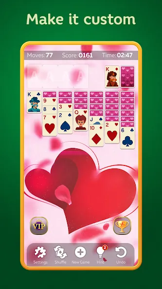 Solitaire Play - Card Klondike (Солитер Плей) МОД/Взлом [Все открыто, Дополнительные деньги и Меню MOD] Screenshot 3