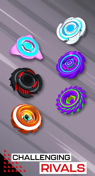 Spinner Fighter Arena (Спиннер Файтер Арена) МОД/Взлом [Меню, Бесконечные монеты и Открытые уровни] Screenshot 1