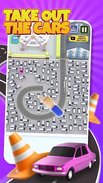 Parking Jam: Car Parking Games (Паркинг Джем) МОД/Взлом [Много денег, Монет и Все открыто] Screenshot 5