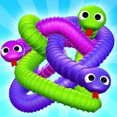 Скачать Tangled Snakes Puzzle Game Взлом (Много денег) на Андроид бесплатно