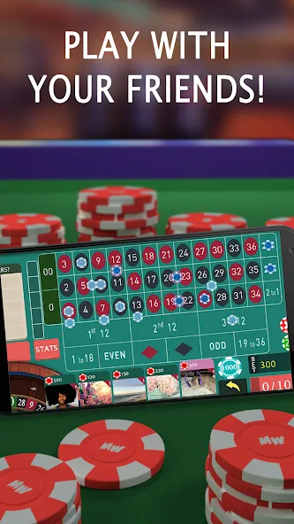 Roulette Royale - Grand Casino (Рулетка Рояль) МОД/Взлом [Много денег, Монет и Все открыто] Screenshot 1