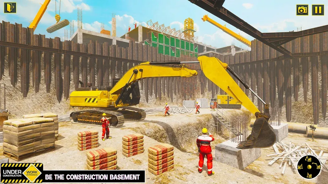 Excavator Simulator Crane Game (Экскаватор Симулятор Кран Игра) МОД/Взлом [Много монет, Открытые уровни и Мега MOD] Screenshot 3