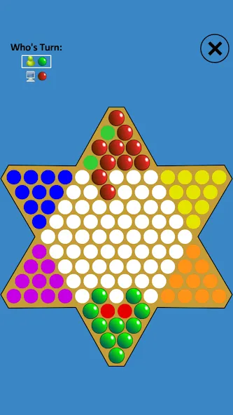 Chinese Checkers Touch (Китайские шашки Тач) МОД/Взлом [Меню, Бесконечные монеты и Открытые уровни] Screenshot 1