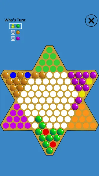Chinese Checkers Touch (Китайские шашки Тач) МОД/Взлом [Меню, Бесконечные монеты и Открытые уровни] Screenshot 2