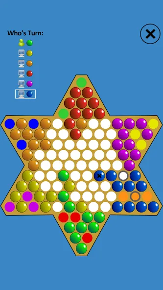 Chinese Checkers Touch (Китайские шашки Тач) МОД/Взлом [Меню, Бесконечные монеты и Открытые уровни] Screenshot 3