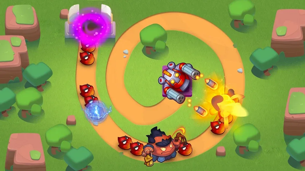 Rush Royale: Tower Defense TD (Раш Рояль) МОД/Взлом [Все открыто, Дополнительные деньги и Меню MOD] Screenshot 5