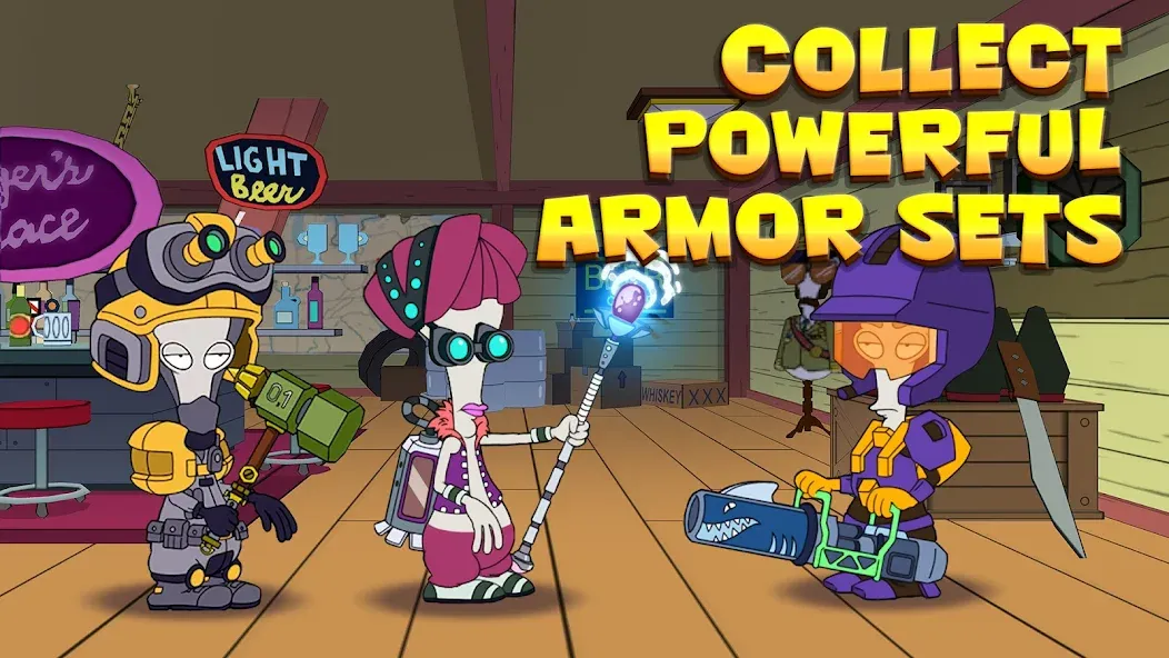 American Dad! Apocalypse Soon! МОД/Взлом [Много монет, Открытые уровни и Мега MOD] Screenshot 3