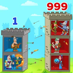 Скачать Взломанная Hustle Castle: Medieval games (Много денег) на андроид