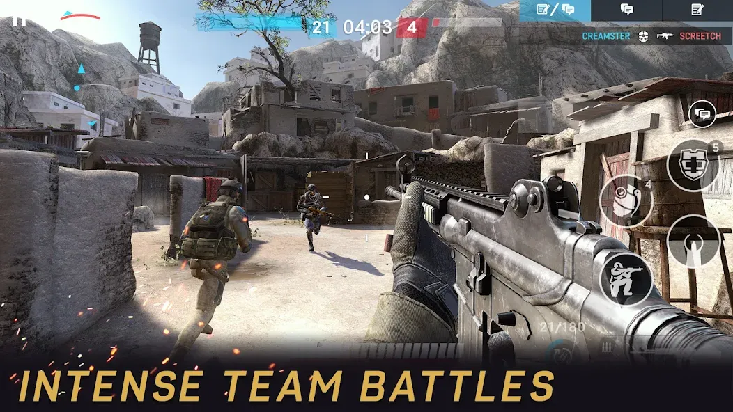Warface GO: FPS shooting games (Варфейс ГО) МОД/Взлом [Меню, Бесконечные монеты и Открытые уровни] Screenshot 4