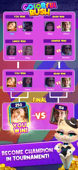 Match Club : PvP Match3 (Матч Клуб) МОД/Взлом [Много денег, Монет и Все открыто] Screenshot 1