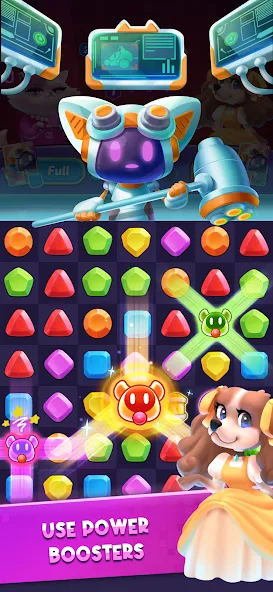 Match Club : PvP Match3 (Матч Клуб) МОД/Взлом [Много денег, Монет и Все открыто] Screenshot 3