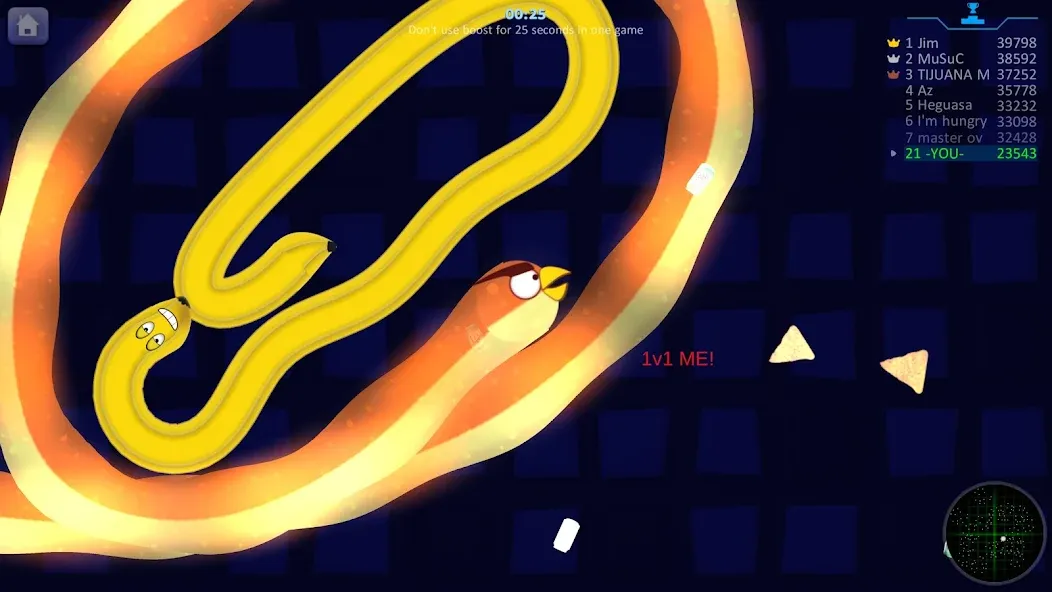 Snake Hunt: Worm io Games Zone МОД/Взлом [Меню, Бесконечные монеты и Открытые уровни] Screenshot 4