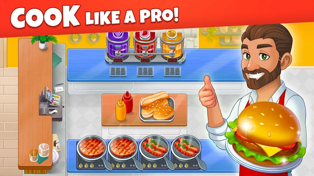Cooking Diary® Restaurant Game (Кукинг Диари) МОД/Взлом [Меню, Бесконечные монеты и Открытые уровни] Screenshot 1
