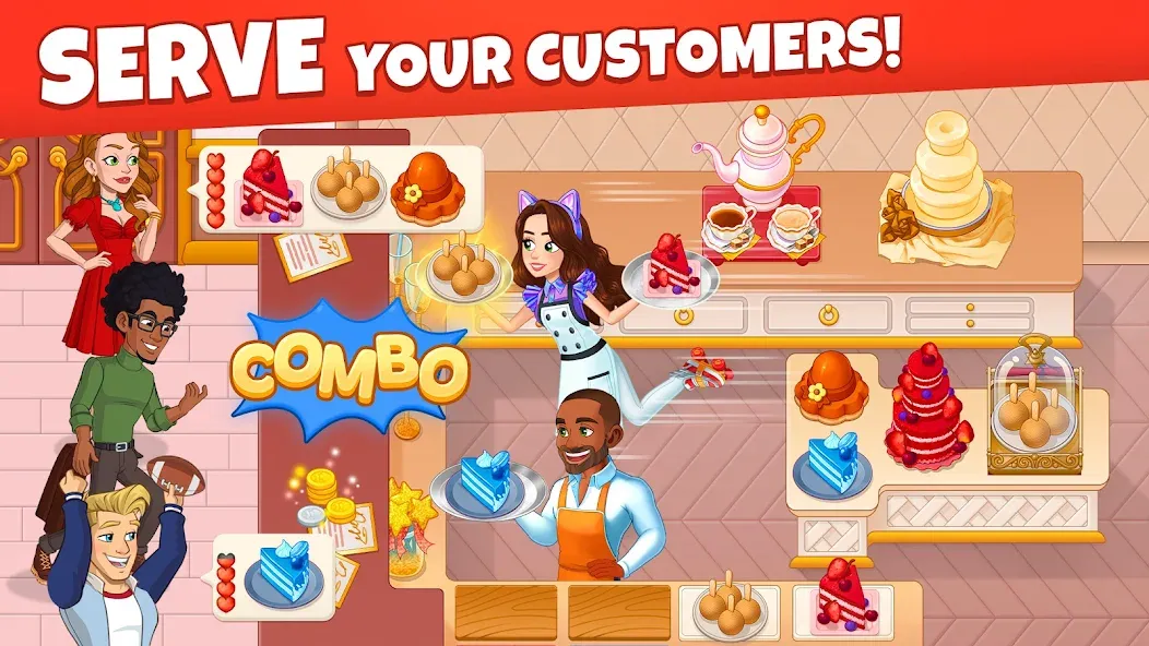 Cooking Diary® Restaurant Game (Кукинг Диари) МОД/Взлом [Меню, Бесконечные монеты и Открытые уровни] Screenshot 3