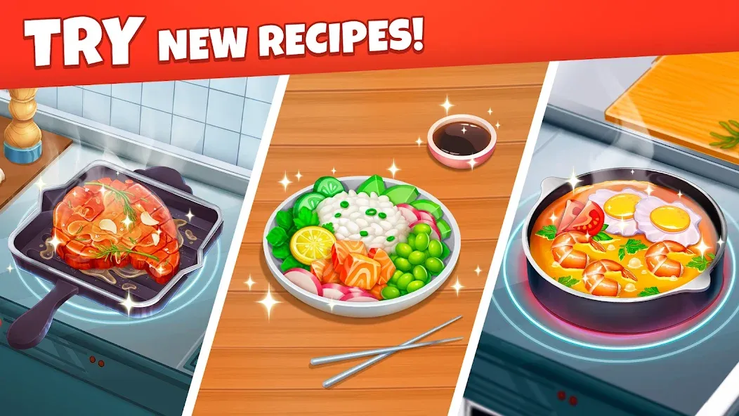Cooking Diary® Restaurant Game (Кукинг Диари) МОД/Взлом [Меню, Бесконечные монеты и Открытые уровни] Screenshot 4