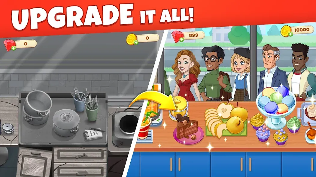 Cooking Diary® Restaurant Game (Кукинг Диари) МОД/Взлом [Меню, Бесконечные монеты и Открытые уровни] Screenshot 5