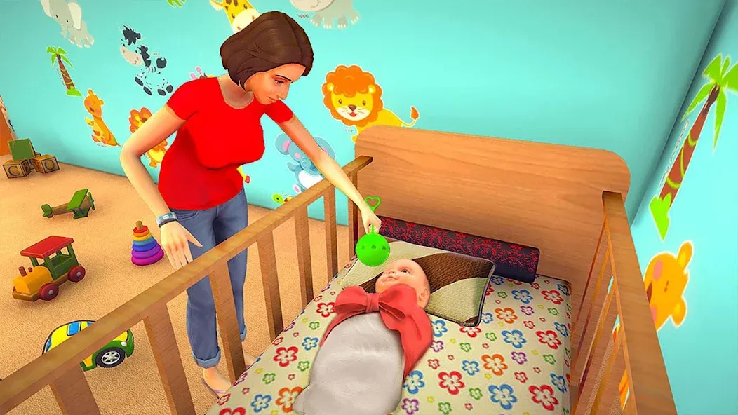 Virtual Pregnant Mom Baby Care (Виртуальная беременная мама Уход за младенцем) МОД/Взлом [Много денег, Монет и Все открыто] Screenshot 4
