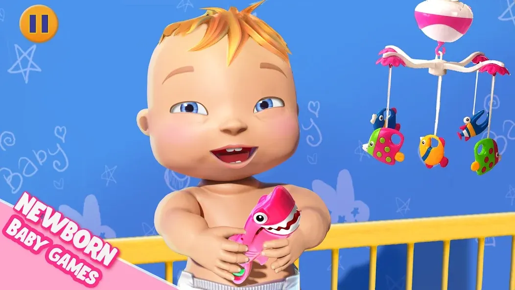 Virtual Baby Mother Simulator МОД/Взлом [Деньги, Монеты и Меню MOD] Screenshot 1