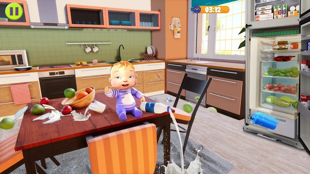 Virtual Baby Mother Simulator МОД/Взлом [Деньги, Монеты и Меню MOD] Screenshot 2