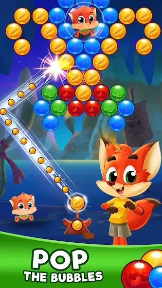 Bubble Friends Bubble Shooter МОД/Взлом [Все открыто, Дополнительные деньги и Меню MOD] Screenshot 1