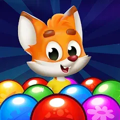 Скачать Взломанная Bubble Friends Bubble Shooter на Андроид (Много денег)