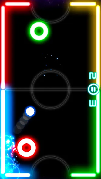 Glow Hockey (Глоу Хоккей) МОД/Взлом [Все открыто, Дополнительные деньги и Меню MOD] Screenshot 1