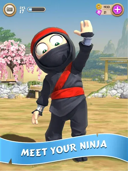 Clumsy Ninja (Кламзи Ниндзя) МОД/Взлом [Много монет, Открытые уровни и Мега MOD] Screenshot 1
