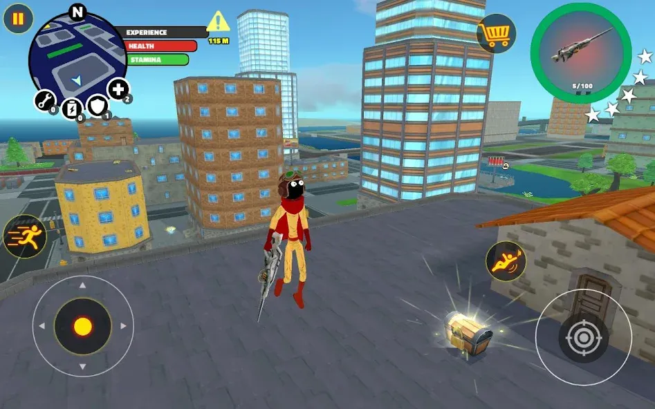 Stick Superhero МОД/Взлом [Деньги, Монеты и Меню MOD] Screenshot 1