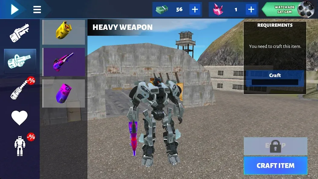 Robot Car (робот машина) МОД/Взлом [Меню, Бесконечные монеты и Открытые уровни] Screenshot 3